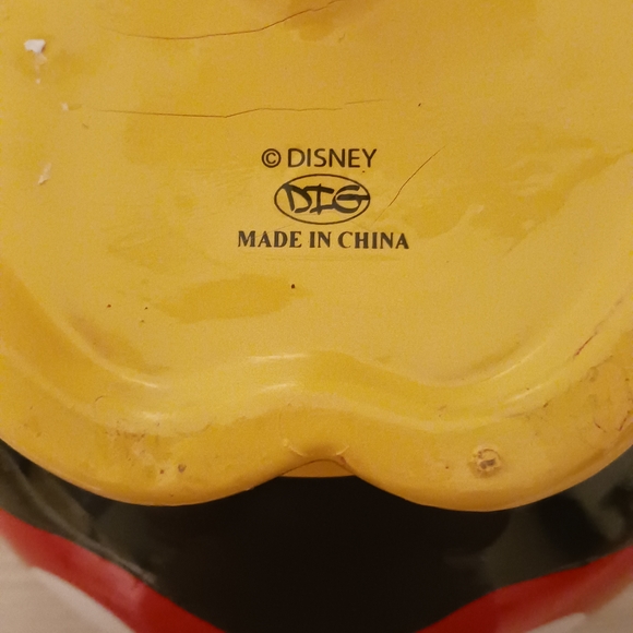 Adorable Minnie Mouse Planter with Yellow Base - Picture 3 of 5